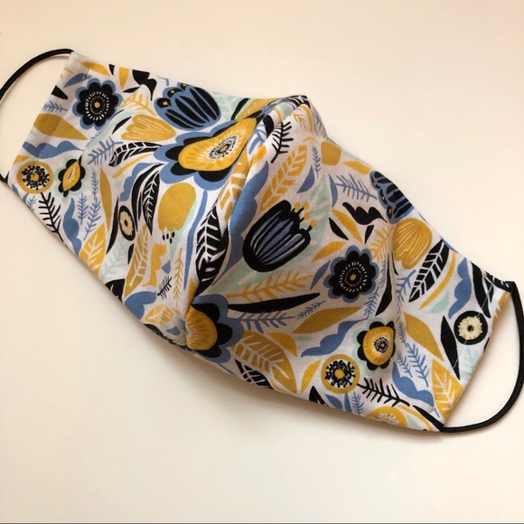 2/$15 SALE Face Mask Adult OSFM Floral Cotton - Picture 7 of 9